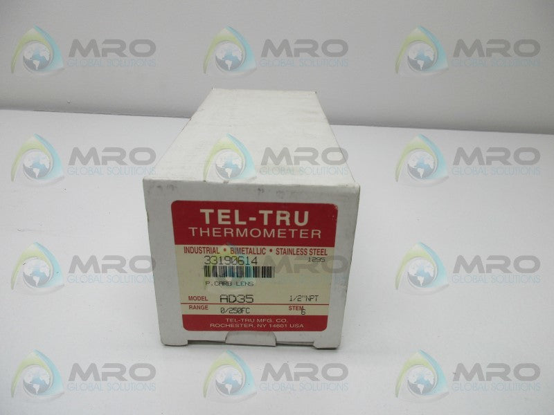 TEL-TRU AD35 THERMOMETER 0/250FC  NSMP