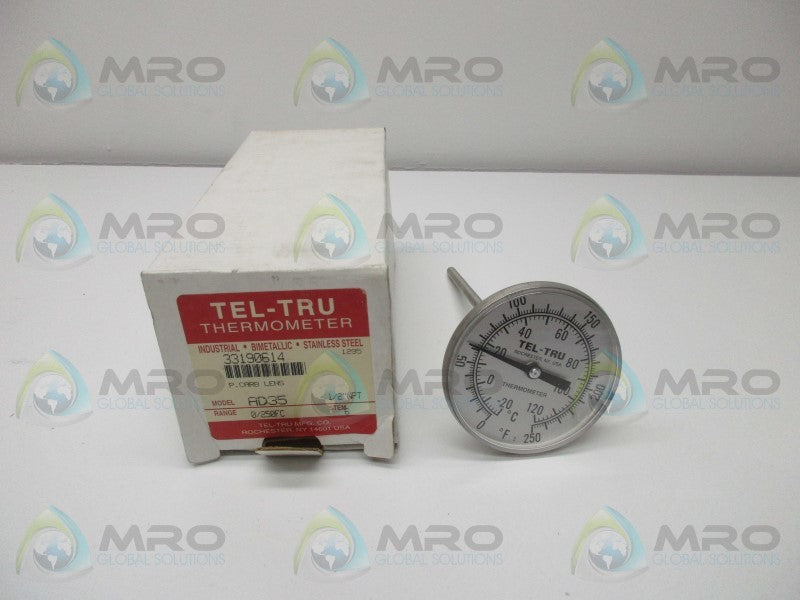 TEL-TRU AD35 THERMOMETER 0/250FC  NSMP
