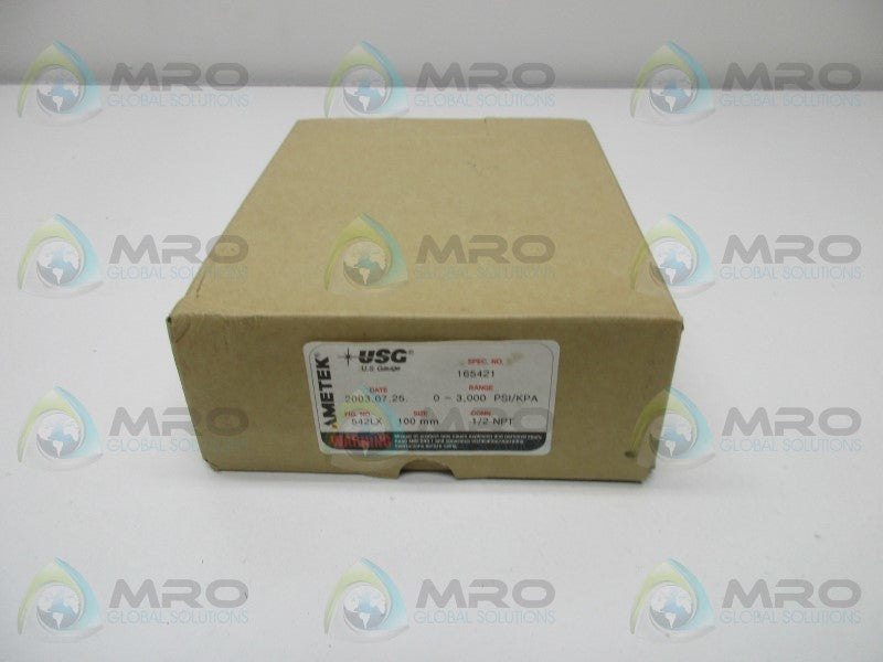 AMETEK 165421 PRESSURE GAUGE 0-3,000 PSI/KPA  NSMP