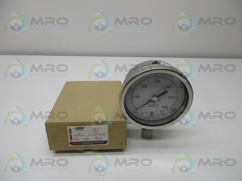AMETEK 165421 PRESSURE GAUGE 0-3,000 PSI/KPA  NSMP