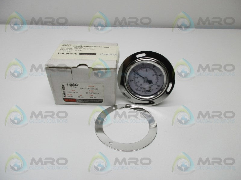 AMETEK 656231CN4CD3A00 PRESSURE GAUGE -30-30 PSI/KPA  NSMP