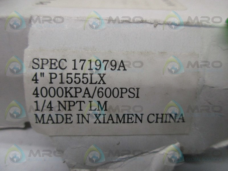 USG 171979A PRESSURE GAUGE 4000KPA/600PSI  NSMP