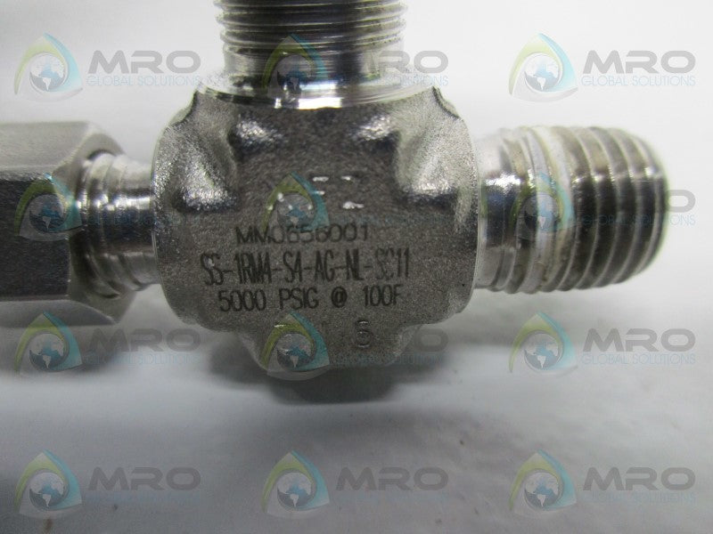 SWAGELOK SS-1RMA-S4-AG-NL-SC11 VALVE  UNMP