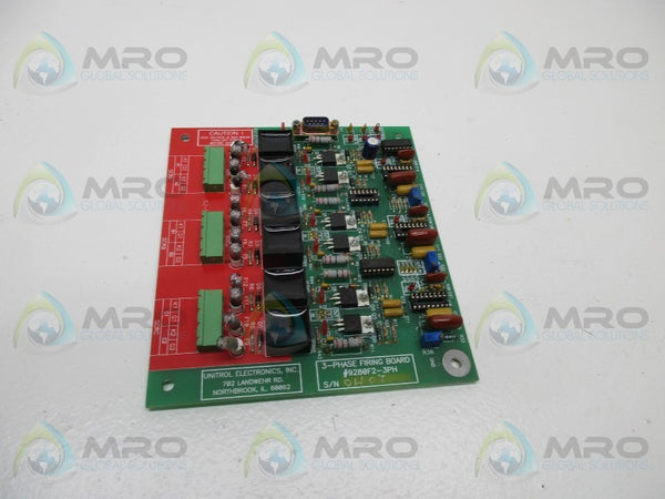 UNITROL ELECTRIC 9280F2-3PH 3 PHASE FIRING BOARD  UNMP