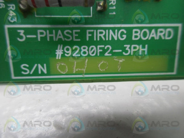 UNITROL ELECTRIC 9280F2-3PH 3 PHASE FIRING BOARD  UNMP