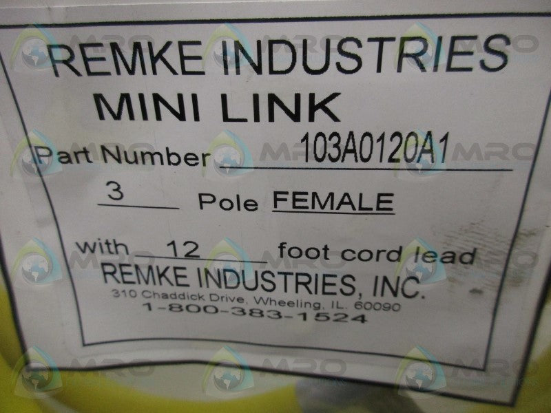REMKE 103A0120A1 MINI LINK ASSEMBLY * NEW IN FACTORY BAG *