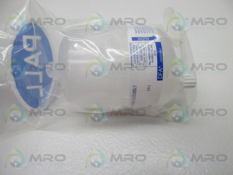 PALL DFA4001J400 DISPOSSABLE FILTER ASSEMBLY * NEW IN FACTORY BAG *
