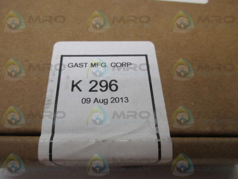 GAST MFG K296 VACUUM PUMP REPAIR KIT  NSFS