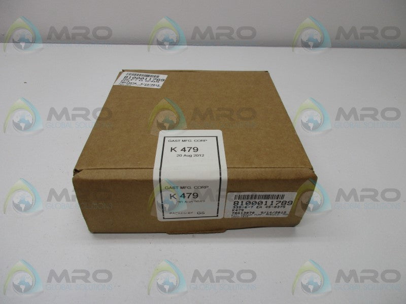 GAST MFG K479 REPAIR KIT * FACTORY SEALED *