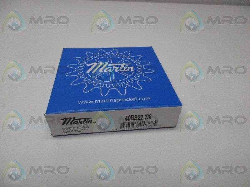 MARTIN 40BS22 SPROCKET 7/8"  NSFS