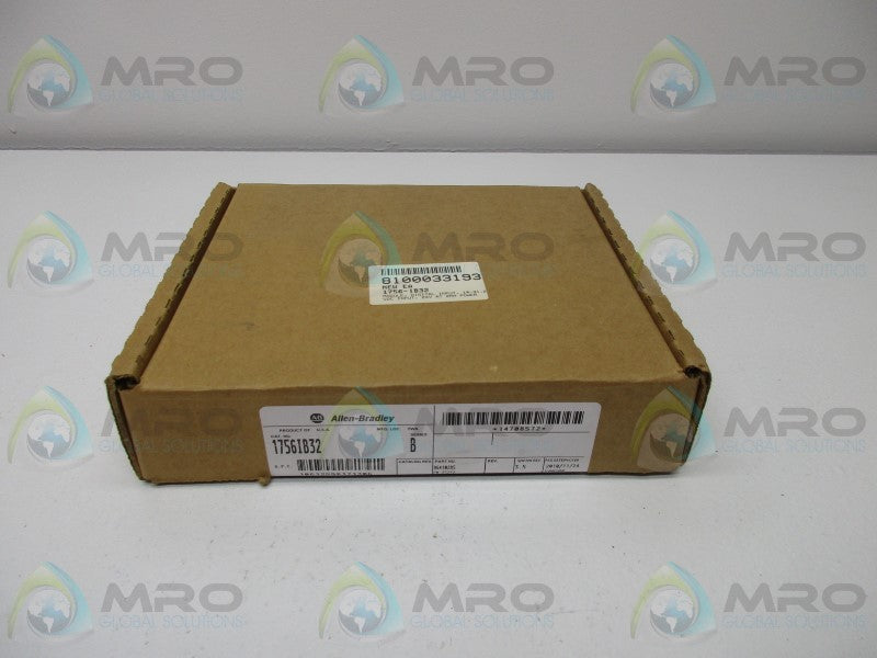 ALLEN BRADLEY 1756-IB32 SER.D F/W 3.5 INPUT MODULE DATE:2010 * FACTORY SEALED *