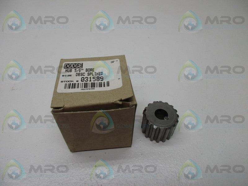 DODGE 031589 DBSC SPLINED HUB 5/8" BORE  NSMP