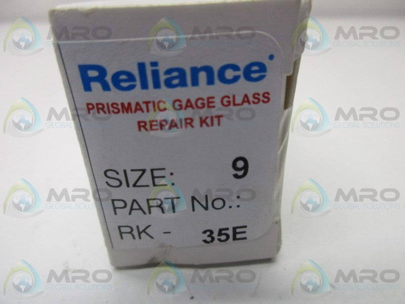CLARK RELIANCE RK-35E PRISMATIC GAGE GLASS REPAIR KIT * FACTORY SEALED *