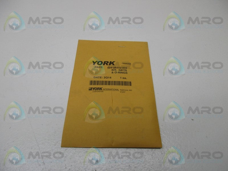 YORK 02808312005 GASKET & O-RING KIT  NSMP