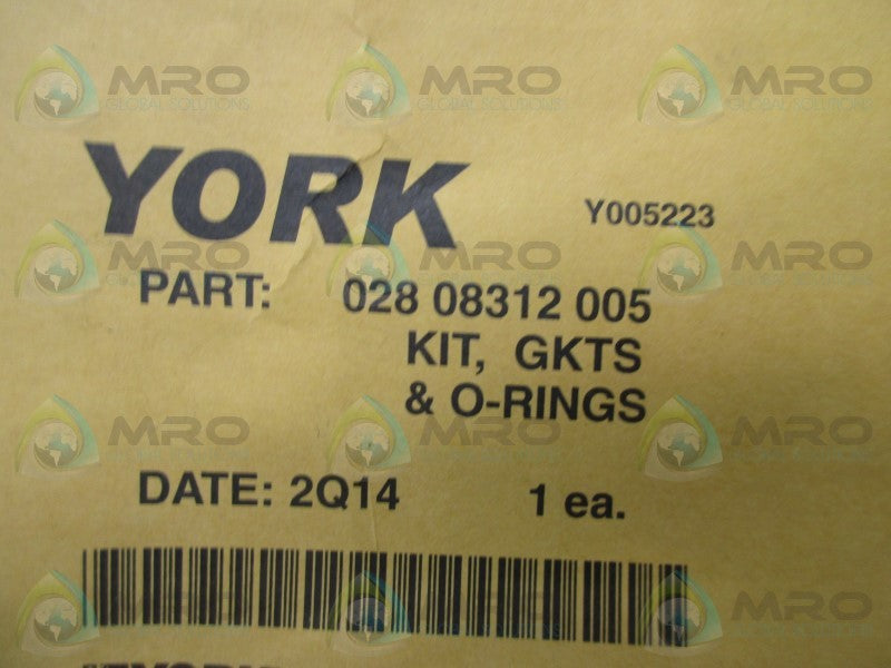 YORK 02808312005 GASKET & O-RING KIT  NSMP