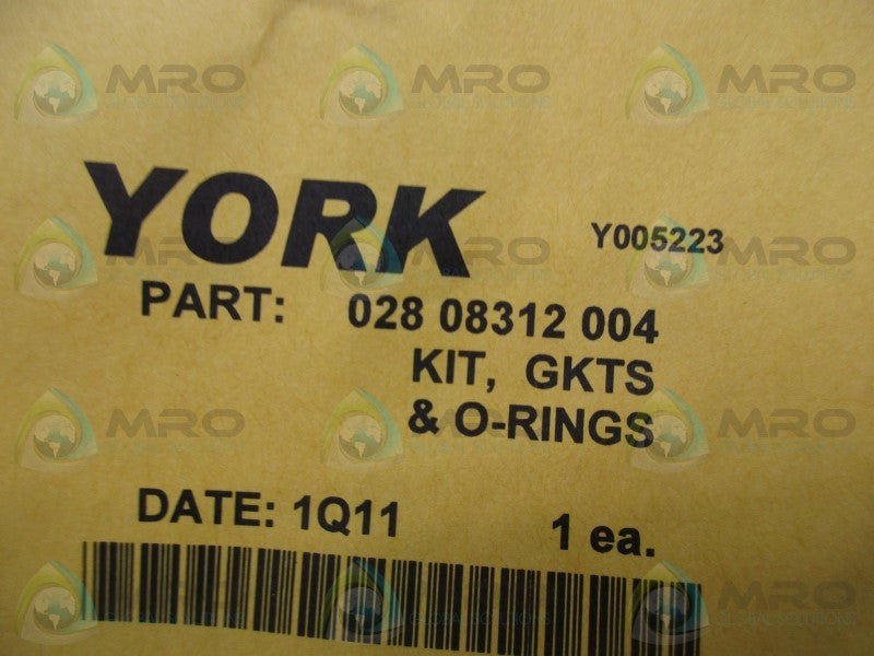 YORK 02808312004 GASKET & O-RING KIT  NSMP