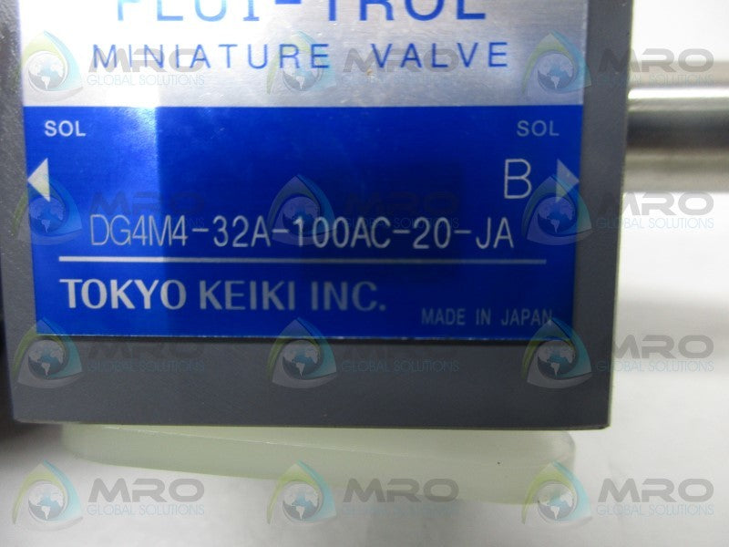 TOKYO KEIKI DG4M4-32A-100AC-20-JA DIRECTIONAL CONTROL VALVE  NSMP