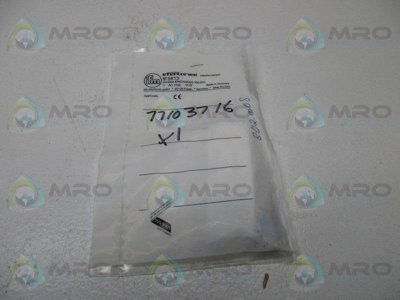 IFM EFECTOR IF5813 INDUCTIVE PROXIMITY SENSOR * NEW IN FACTORY BAG *