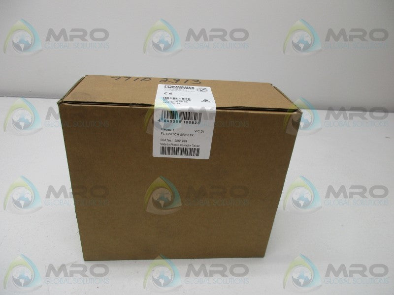 PHOENIX CONTACT FLSWITCHSFN8TX ETHERNET SWITCH * FACTORY SEALED *