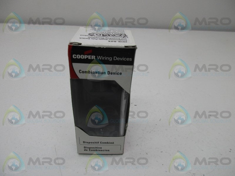 COOPER 291B-BOX RECEPTACLE W/ SWITCH  NSMP