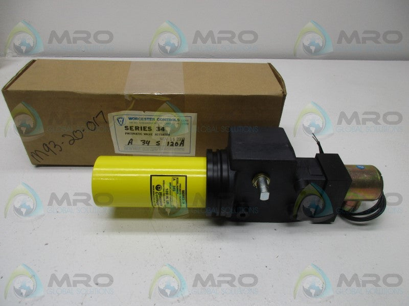WORCESTER CONTROLS SERIES 34 PNEUMATIC VALVE ACTUATOR  NSMP