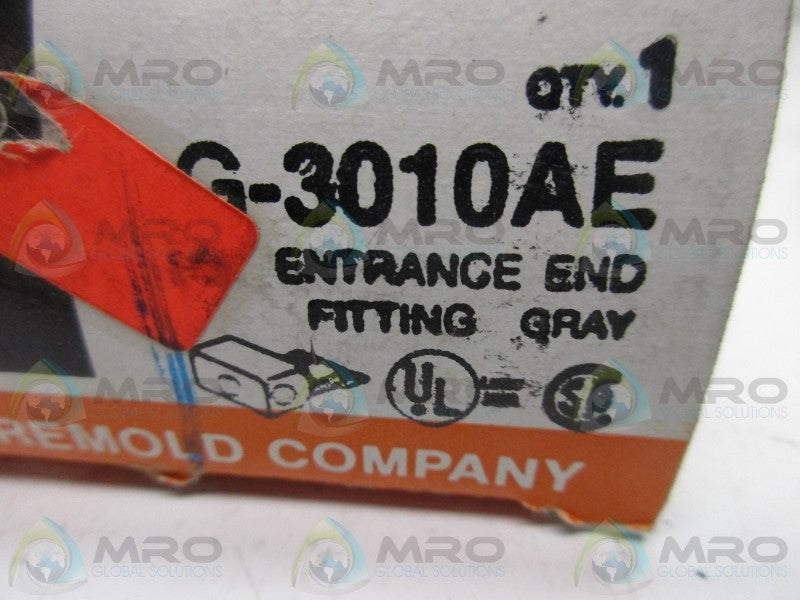 WIREMOLD G-3010AE ENTRANCE END FITTING  NSMP