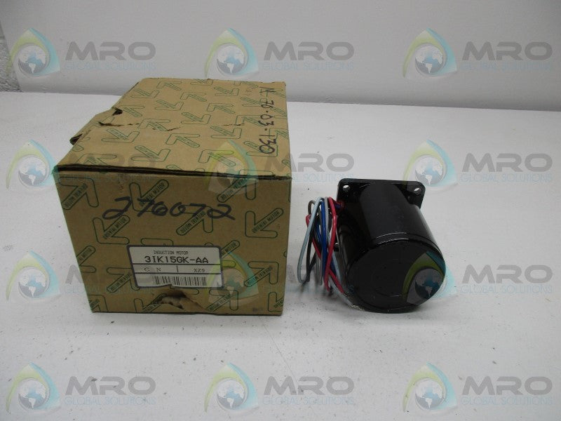 ORIENTAL MOTOR 3IK15GK-AA INDUCTION MOTOR  NSMP