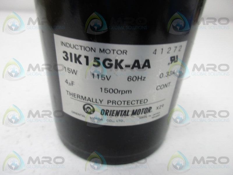 ORIENTAL MOTOR 3IK15GK-AA INDUCTION MOTOR  NSMP