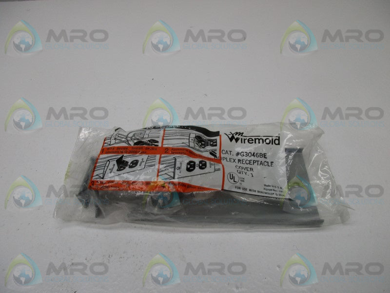 WIREMOLD G3046BE DUPLEX RECEPTACLE COVER  NSMP