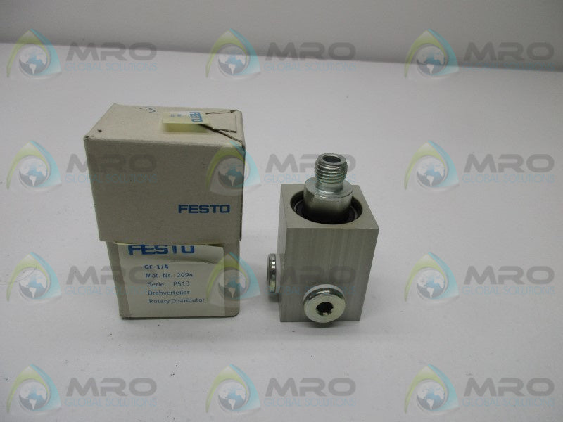 FESTO GF-1/4 ROTARY DISTRIBUTOR  NSMP