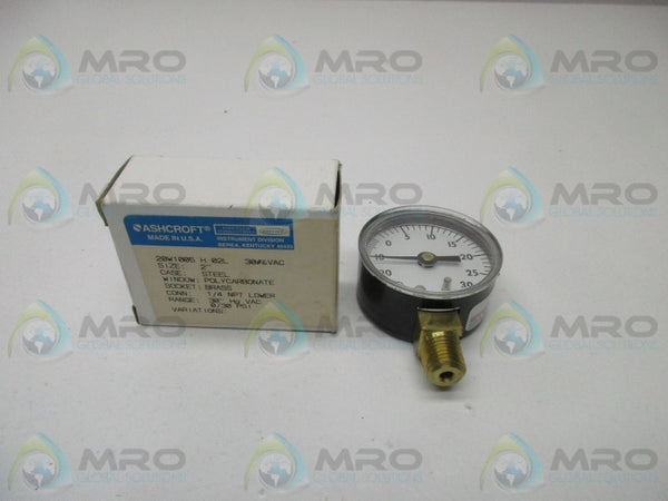ASHCROFT 20W1005H02L30#&VAC PRESSURE GAUGE  NSMP
