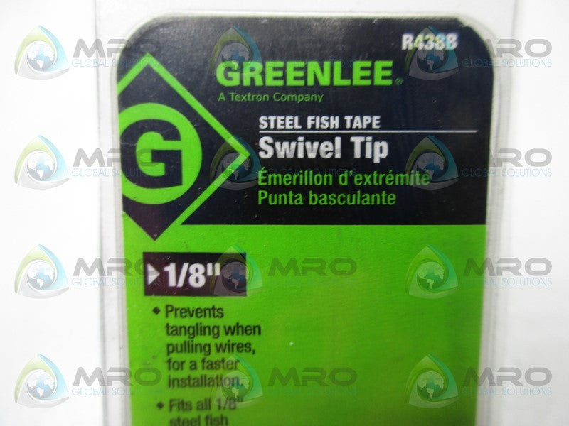 GREENLEE R438B SWIVEL TIP 1/8" * NEW IN ORIGINAL PACKAGE *