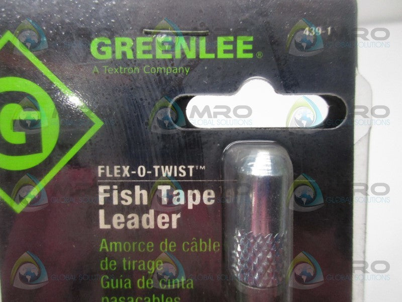 GREENLEE 439-1 FISH TAPE LEADER * NEW IN ORIGINAL PACKAGE *