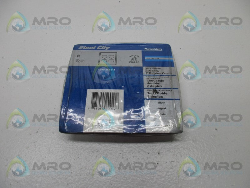 THOMAS & BETTS WR281-C TWO GANG DUPLEX COVER * NEW IN ORIGINAL PACKAGE *