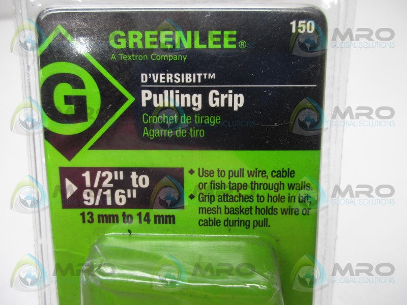 GREENLEE 150 PULLING GRIP 1/2" TO 9/16"  * NEW IN ORIGINAL PACKAGE *