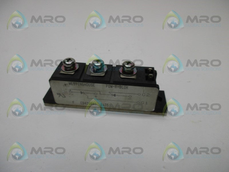 WESTINGHOUSE CD430840 POWER BLOCK MODULE  UNMP