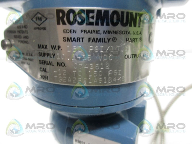 ROSEMOUNT 3051TG2A2B21AS1B4K5 NSNP