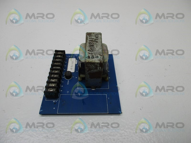 CONTROL TECHNIQUES 1074-116 POWER SUPPLY BOARD (AS PICTURED)  UNMP