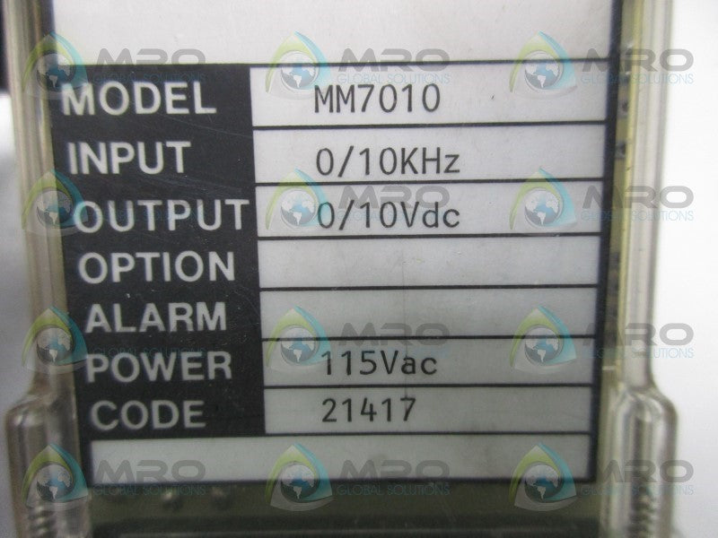 MIGHTY MODULE MM7010 TRANSMITTER  UNMP