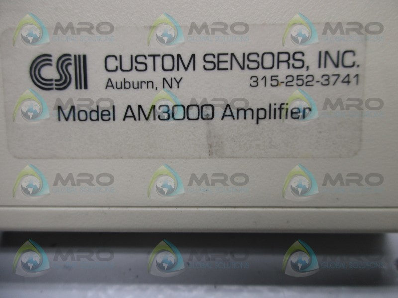 CSI AM3000 AMPLIFIER  UNMP