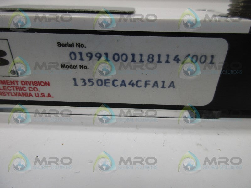 BROOKS INSTRUMENT 1350ECA4CFA1A FLOW METER  UNMP