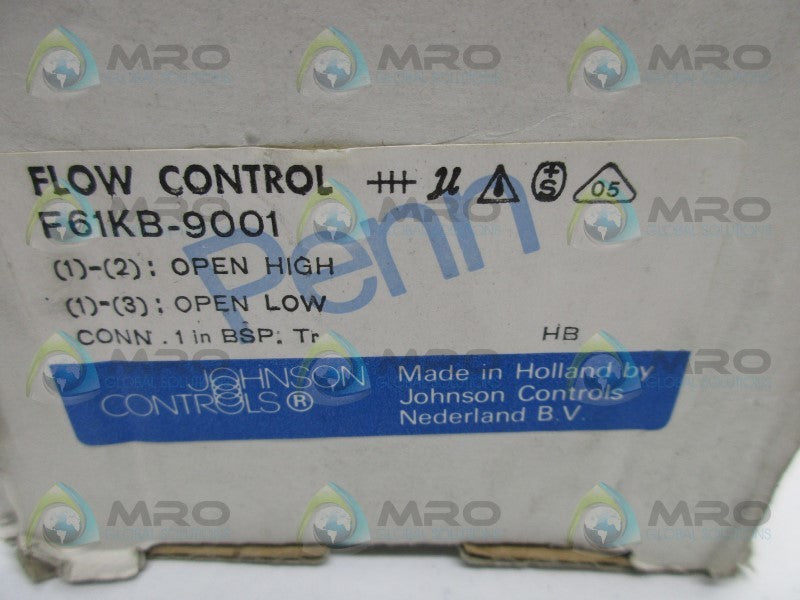 JOHNSON CONTROL F61KB-9001 FLOW CONTROL SWITCH  NSMP