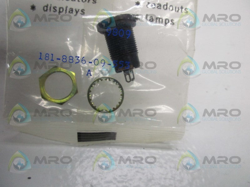 DIALIGHT 181-8836-09-553 PANEL INDICATOR LIGHT HOLDER  NSMP