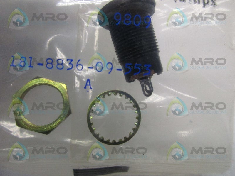 DIALIGHT 181-8836-09-553 PANEL INDICATOR LIGHT HOLDER  NSMP