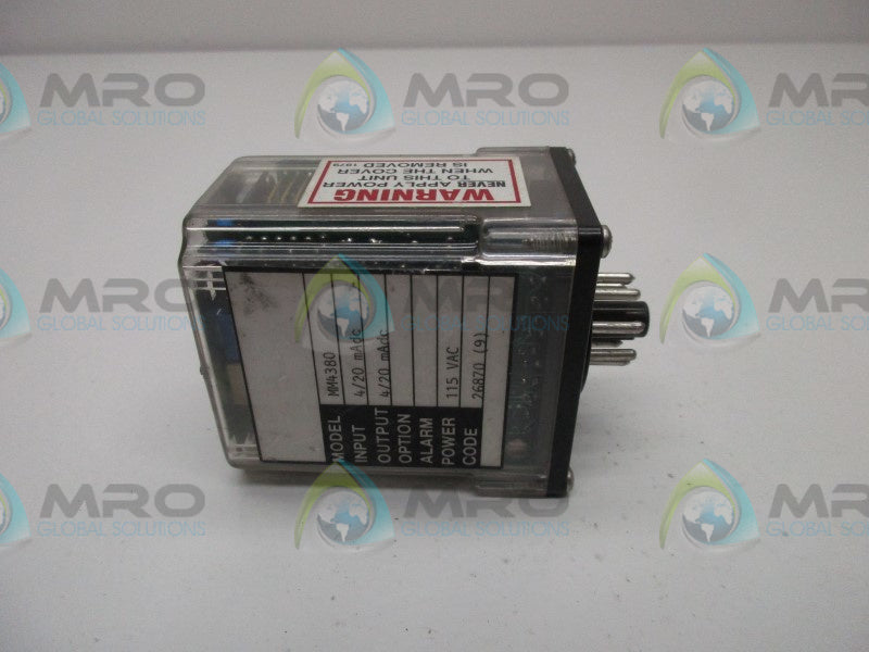 WILKERSON MM4380 RELAY MODULE 4/20MADC 4/20MADC 115VAC  UNMP