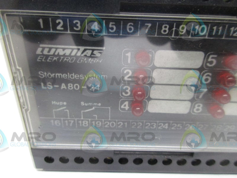 LUMITAS LS-A80-24 SAFETY RELAY  NSNP