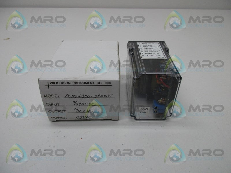 WILKERSON MM4300-SP0035 RELAY MODULE 0/500VDC 0/10VDC  NSMP