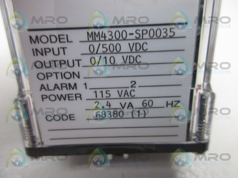 WILKERSON MM4300-SP0035 RELAY MODULE 0/500VDC 0/10VDC  NSMP