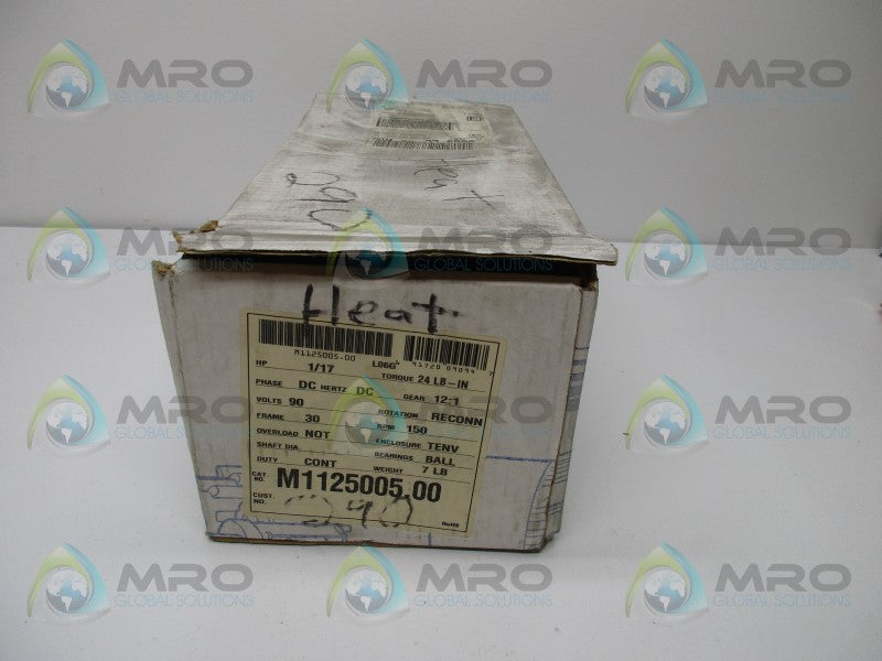 LEESON M1125005.00 GEAR MOTOR * NEW IN BOX *