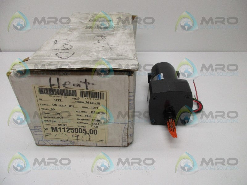 LEESON M1125005.00 GEAR MOTOR * NEW IN BOX *